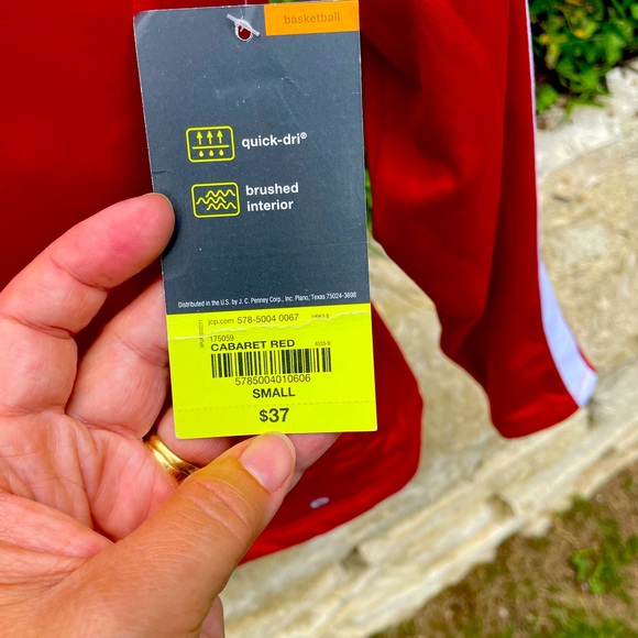 Xersion, Red & White, zip-up, Basketball, Jacket, Size S - Picture 3 of 4